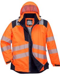 PW3 warning protection rain jacket
